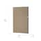 Head West Black Metro Beaded Glass Framed Vanity Mirror - 36" x 24"